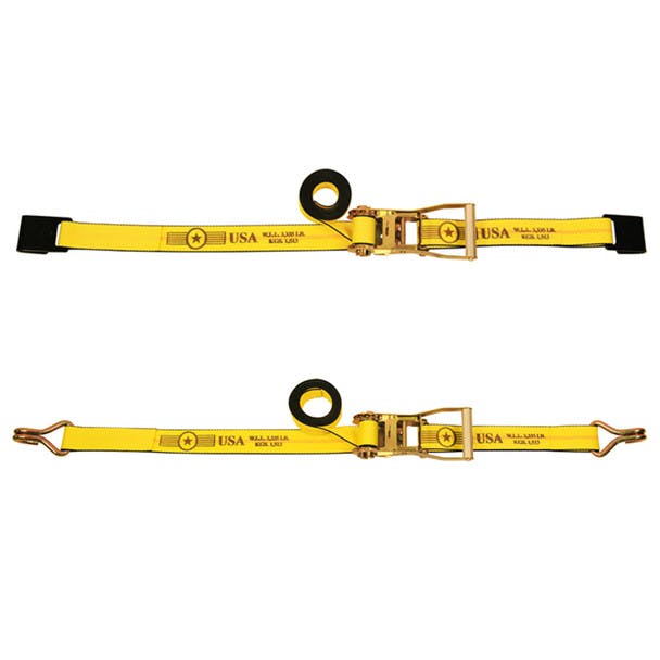 2" Long Wide Handle Ratchet Strap Assembly