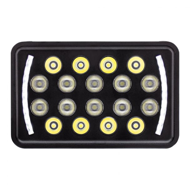 18 High Power LED 4" X 6" Rectangular Off-Road Position Light