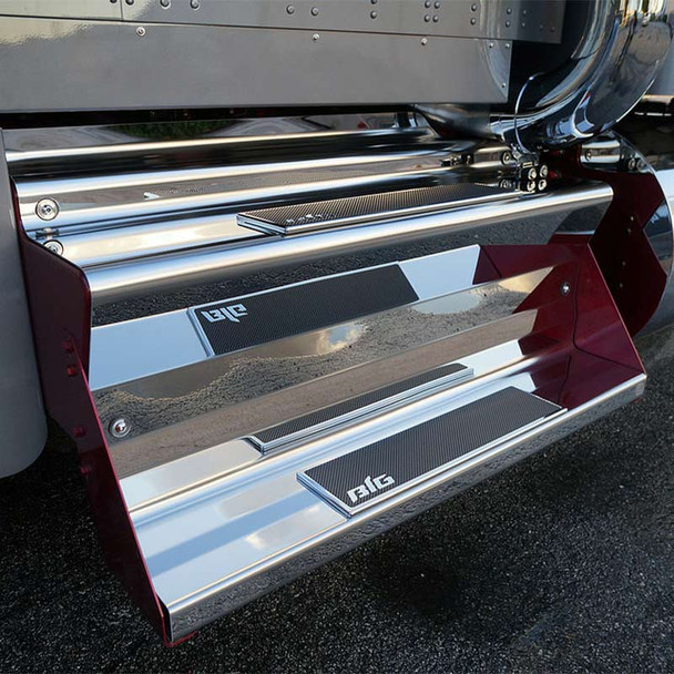 Chrome Plated Step Pad Kit By Big Strappers Driver