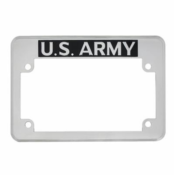 Motorcycle US Army License Plate Frame