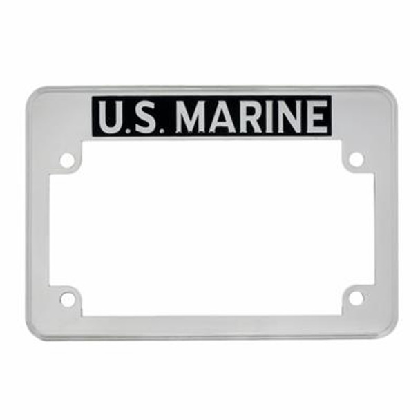 Motorcycle U.S. Marine License Plate Frame