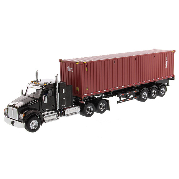 Kenworth T880 SFFA 40" Sleeper & 40' Dry Goods Sea Container Replica 1/50 Scale - Default