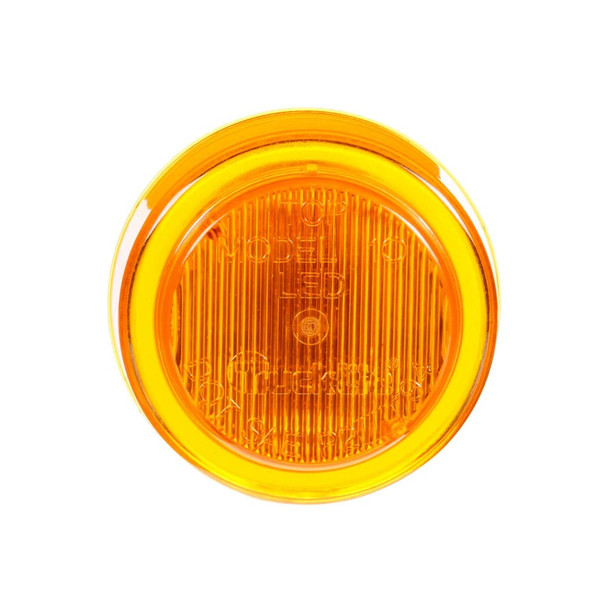 2.5" Round 10 Series Fit 'N Forget Yellow LED Clearance Marker Light 10250Y 1