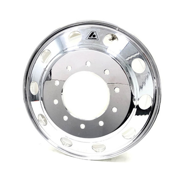 19.5" Accuride Extra Polish Accu-Shield Aluminum Wheel Hub Piloted - Front
