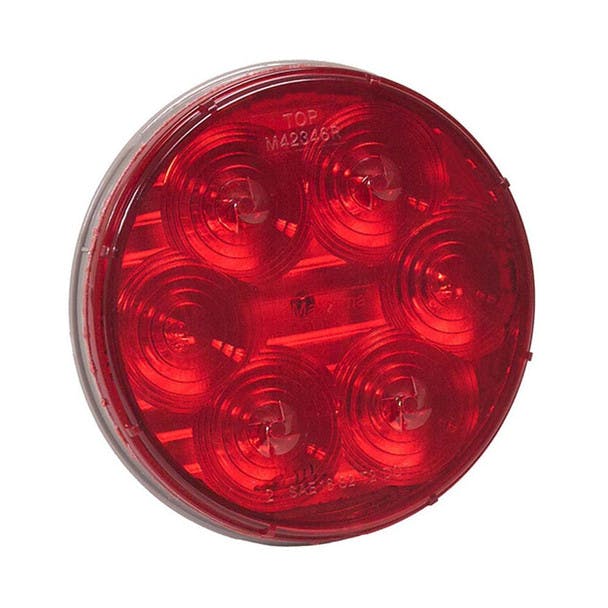 6 LED 4" Round Lightning Series Stop Turn Tail Light By Maxxima