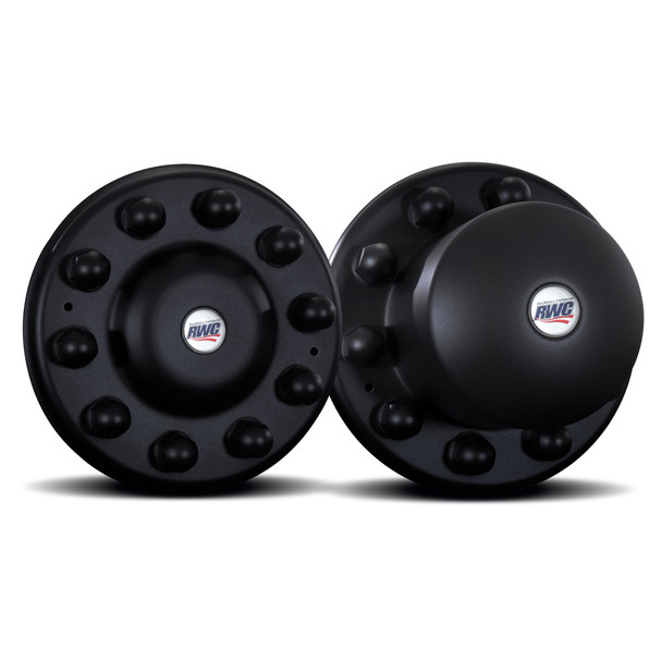 Stealth Black Unitized Cover-Up Hub Cover Kit - Main