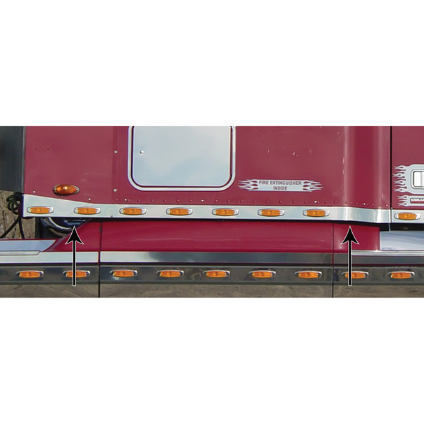 Freightliner Century / Columbia Sleeper Panels with Supernova LED Lights By Roadworks