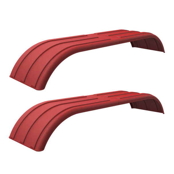 Minimizer Poly Truck Fenders Tandem Axle Red The Work Horse 4000 Series