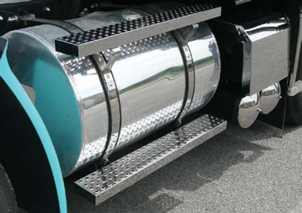Kenworth K100 Tank Mounted Step with Tread Pattern 35" Long By RoadWorks