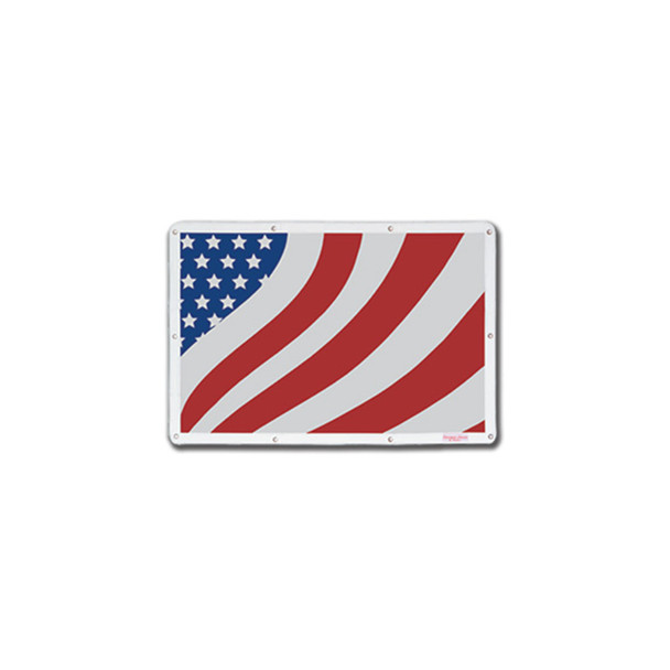 Peterbilt 379 Belmor Bug Screen Fiberglass Stylized American Flag