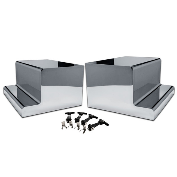 Peterbilt Battery or Tool Box Covers with Mirror Finish