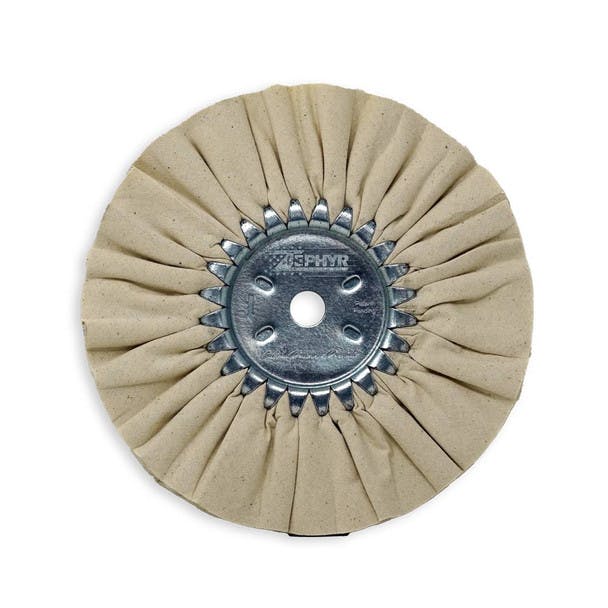 White Untreated Final Finish Buff Airway Buffing Wheel 8