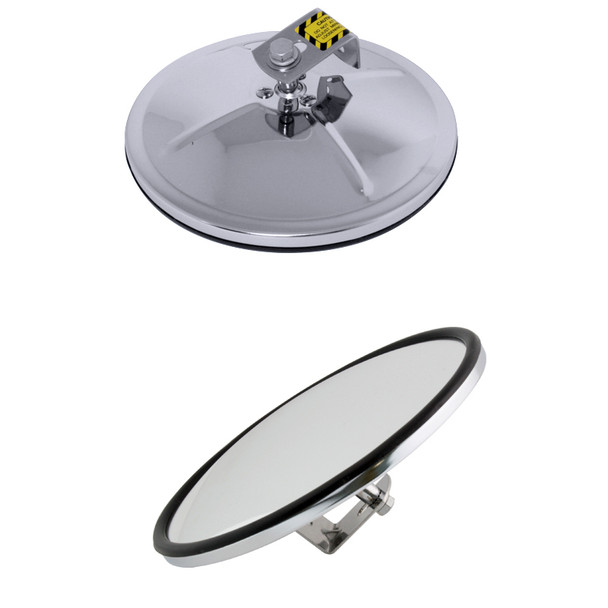 Convex Spot Mirror 8" Chrome / Stainless Steel