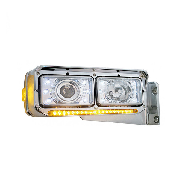 Rectangular Headlights LED 165mm Crystal Projection