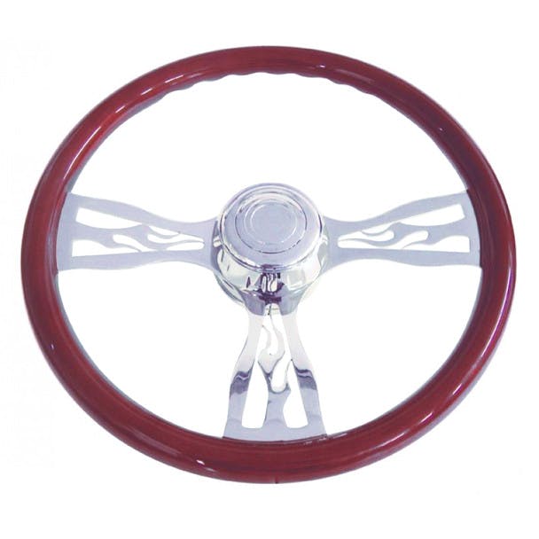 18" Flame Steering Wheel