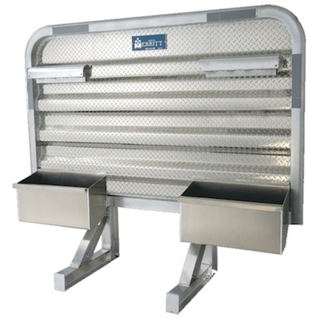 Open Semi-Truck Headache Rack | Chain Racks & Full-Width Tray | Raney's ...
