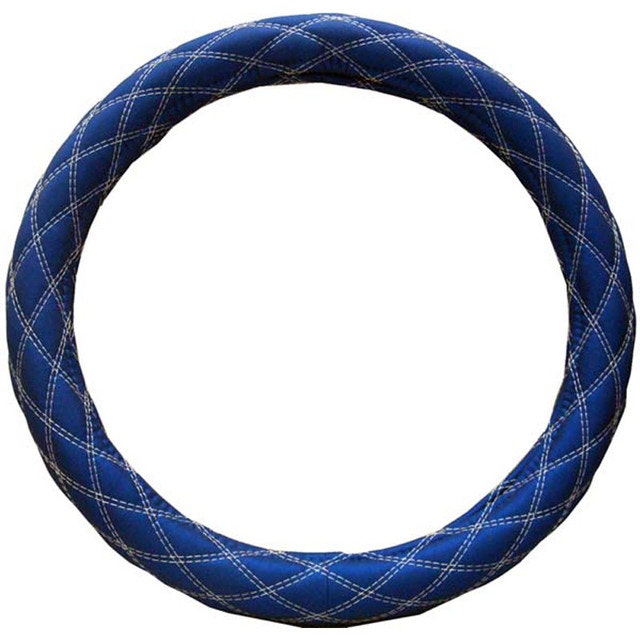 Universal 18" Dark Brown Leather Steering Wheel Cover Raney's Truck Parts