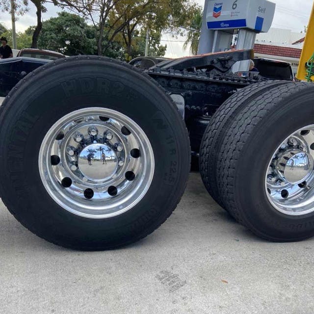 Chrome 5 Notch Front Hub Cap By Grand General Raney's Truck Parts