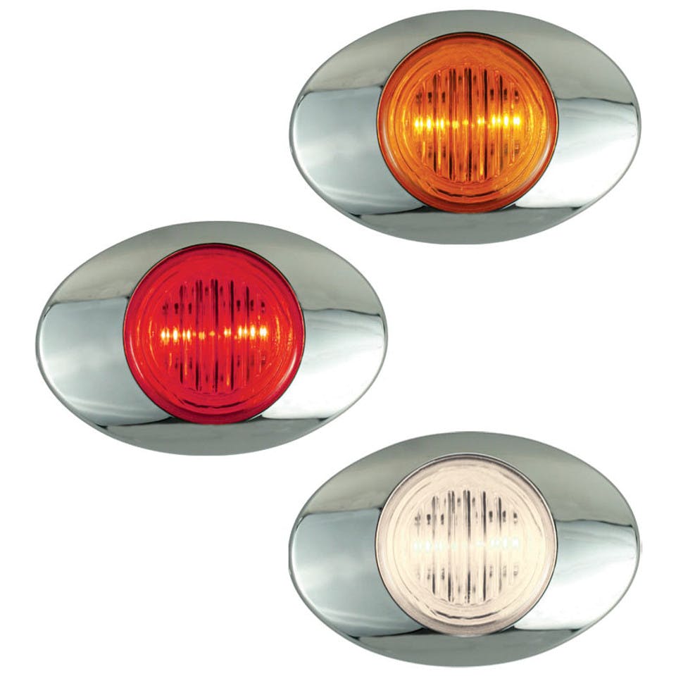 Oval P3 LED Clearance Marker Lights Raney's Truck Parts