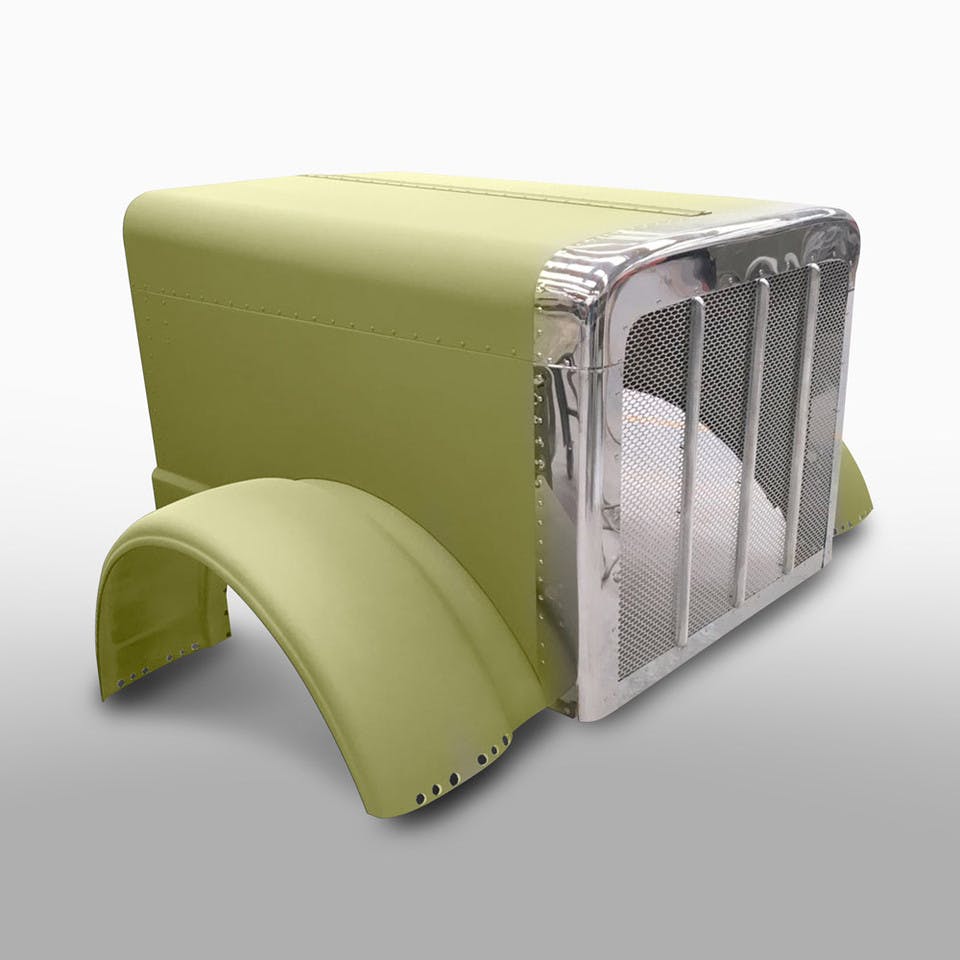 Peterbilt 379 Fiberglass Hood Fenders Raney's Truck Parts