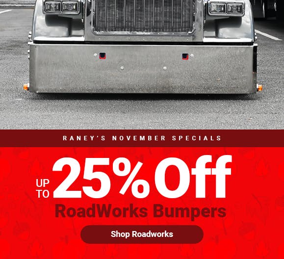 Up to 25% off Roadworks Bumpers