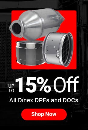Up to 15% Off All Dinex DPFs and DOCs