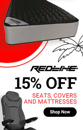 15% Off Redline Seats, Covers, and Mattresses