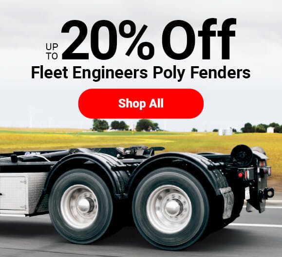 20% Off Fleet Engineer Poly Fenders