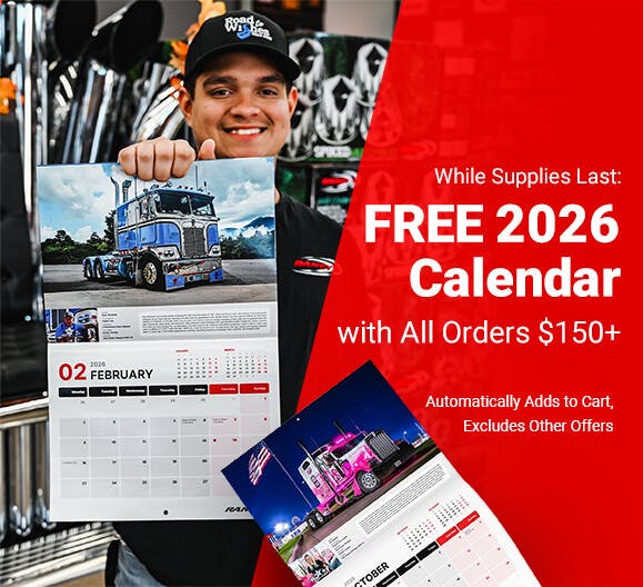 Free Calendar on orders over $150