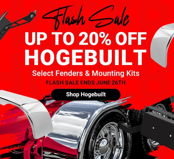 Up to 20% Off Select Hogebuilt Fenders and Mounting Kits