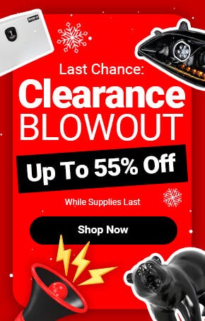 Clearance Blowout - Save up to 55%