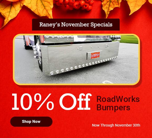 10% off Roadworks Bumpers