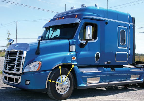 Freightliner Cascadia Fender Trim