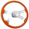Classic Orange 18" Steering Wheel Side