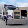 Kenworth W900 Blank Air Filter Shroud Elephant Ear On Purple Truck