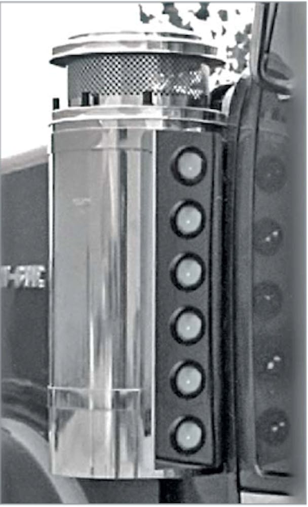 Western Star Front Nelson Style Breather Light Bar