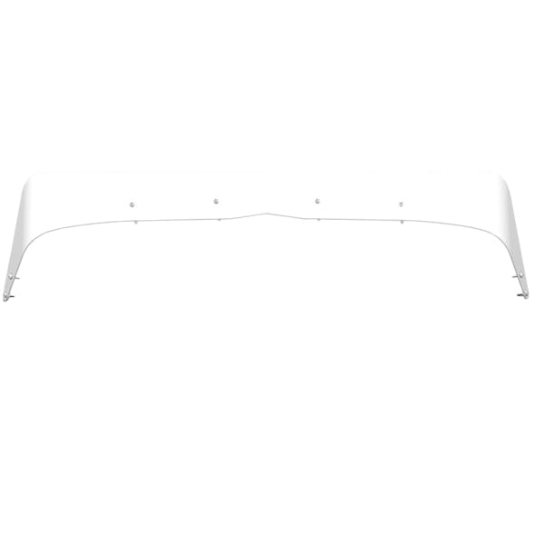 Peterbilt 379 Extended Hood Bug Shield Deflector Front View