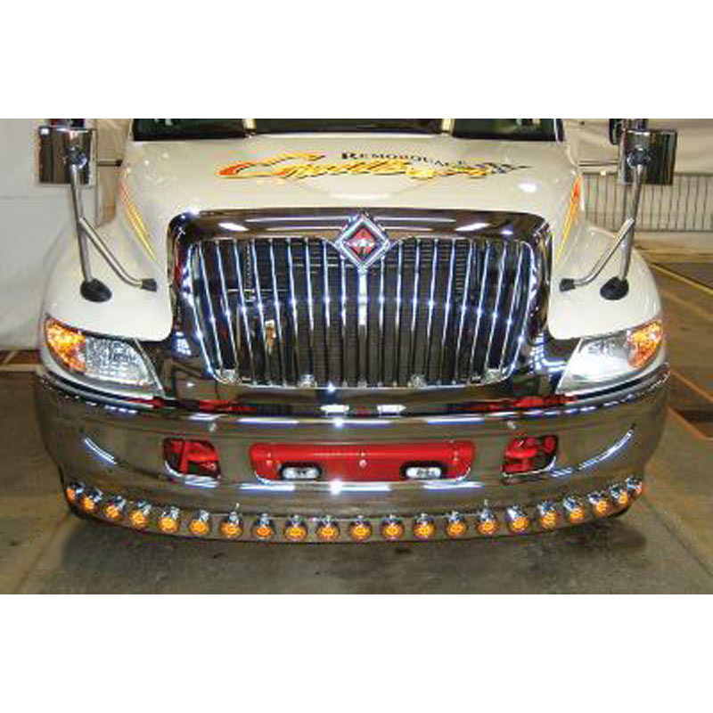 International Durastar Chrome Projector LED Headlight Assembly