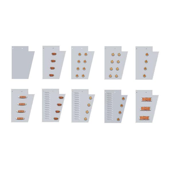 Peterbilt 379 Wide Cowl Extensions