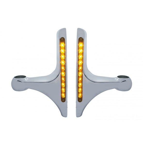 Black LED Guide Headlight Set
