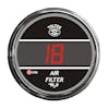 Truck Air Filter Monitor TelTek Gauge - Red