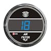 Truck Air Filter Monitor TelTek Gauge - Blue