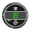 Truck Air Filter Monitor TelTek Gauge - Green