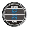 Truck Dual Display PSI Tractor/Turbo TelTek Gauge - Blue