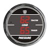 Truck Dual Display Load Pressure Tractor & Trailer TelTek Gauge - Red