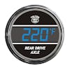 Truck Rear Axle Temperature TelTek Gauge - Blue