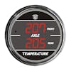 Truck Dual Display Front & Rear Axle Temperature TelTek Gauge - Red