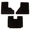 Freightliner Century Columbia & Coronado Floor Mats 3 Piece Kit Carpet Black Manual Transmission
