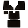 Freightliner Century Columbia & Coronado Floor Mats 5 Piece Kit Carpet Black Manual