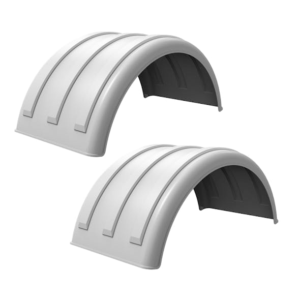 Minimizer 2260 Series Chrome Poly Fenders - Raney's Truck Parts